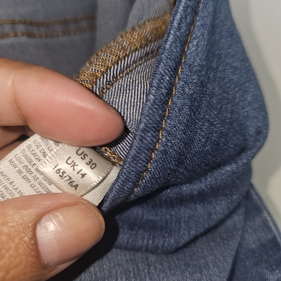 Free People Flare Penny Pull On Denim Jeans Blue Size 30 - Picture 9 of 12